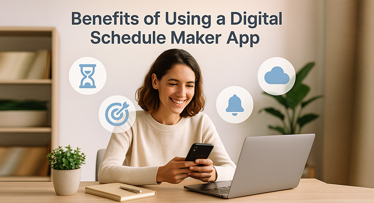 Benefits Of Using A Digital Schedule Maker App
