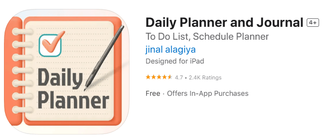 PlanWiz iPad Planner Logo Featuring Modern Typography and Organized Layout Icon