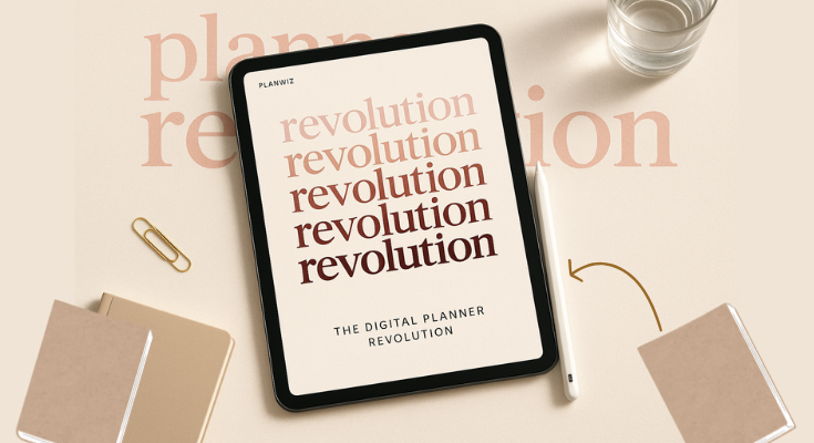 Digital Planner Revolution from Paper Planner to Digital Planner