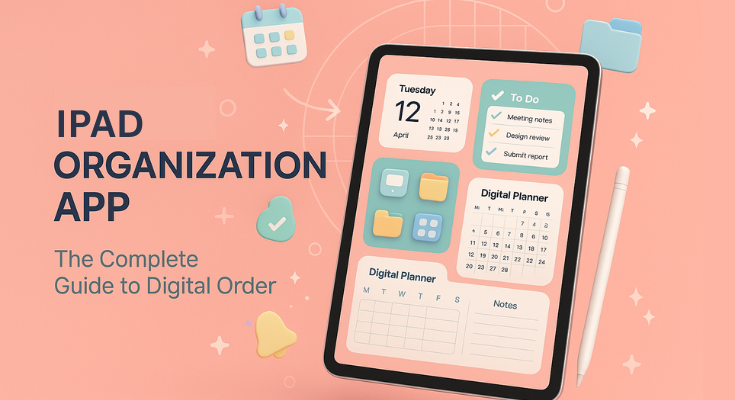 iPad organization app and guide to digital order
