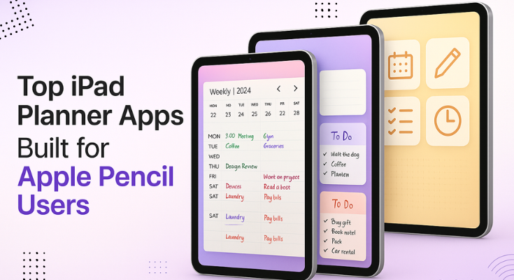 Top Ipad Planner Apps for Apple Pencil Users