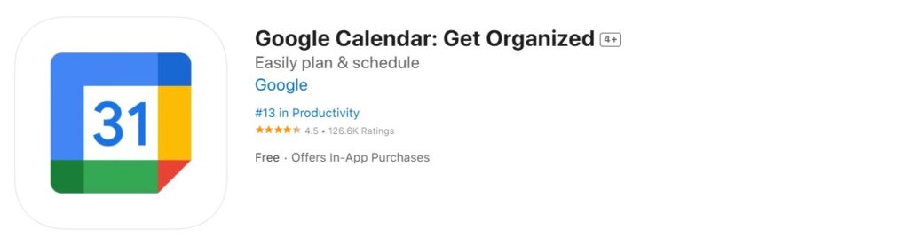 Reliable calendar for events and collaboration