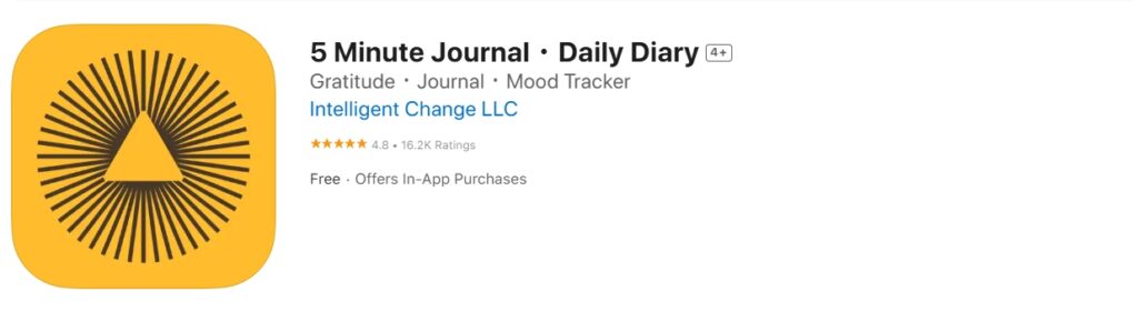 Guided gratitude journaling app with quick daily prompts