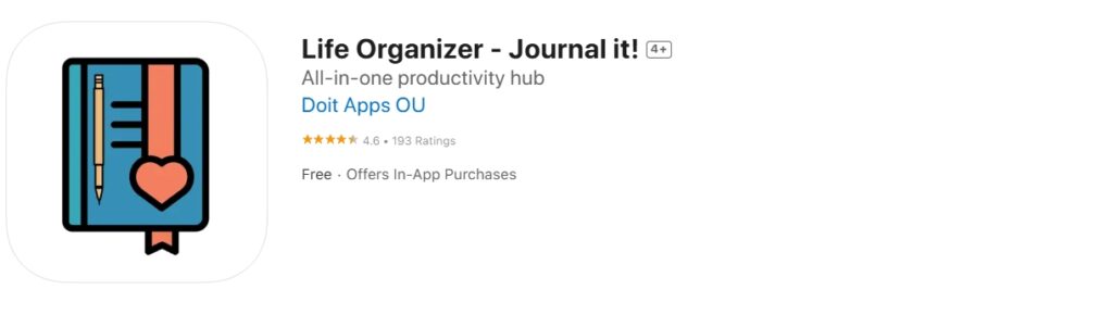 All-in-one journaling, habit tracking, and task planning app