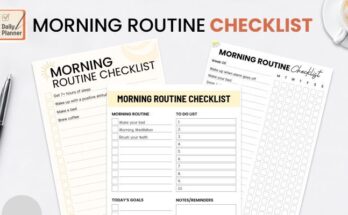 morning routine checklist