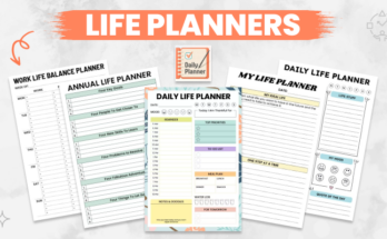 The Complete Guide to Life Planners with Type, Methods & Printable Templates