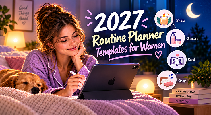2027 Routine Planner Templates for Women