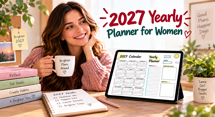 2027 Yearly Planner for Women