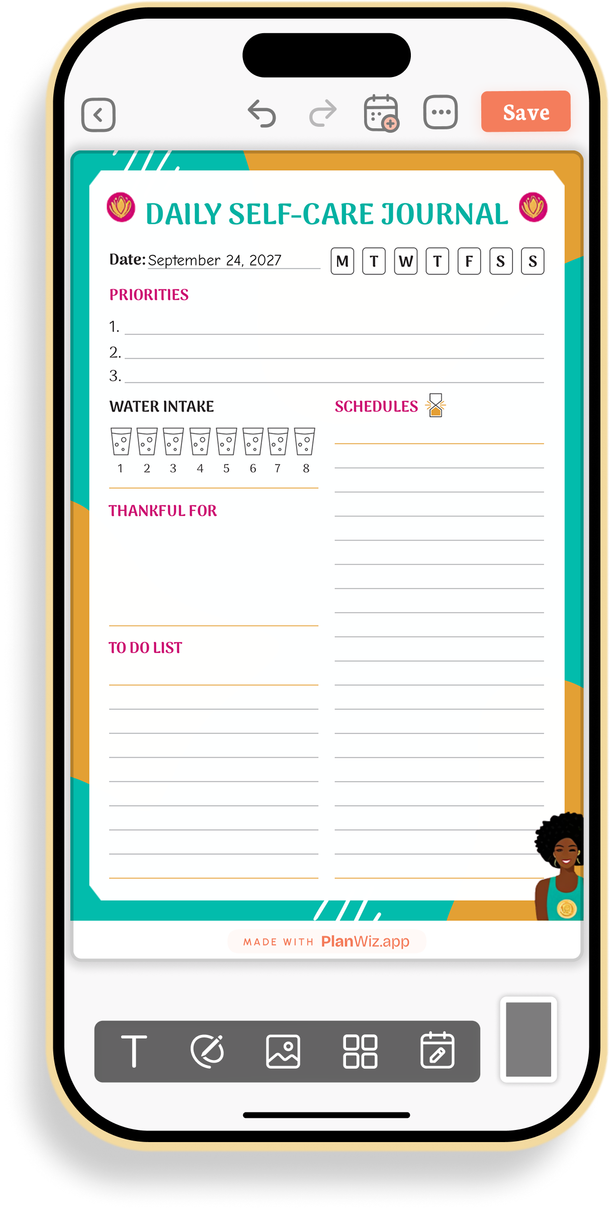 Daily Self-Care Journal