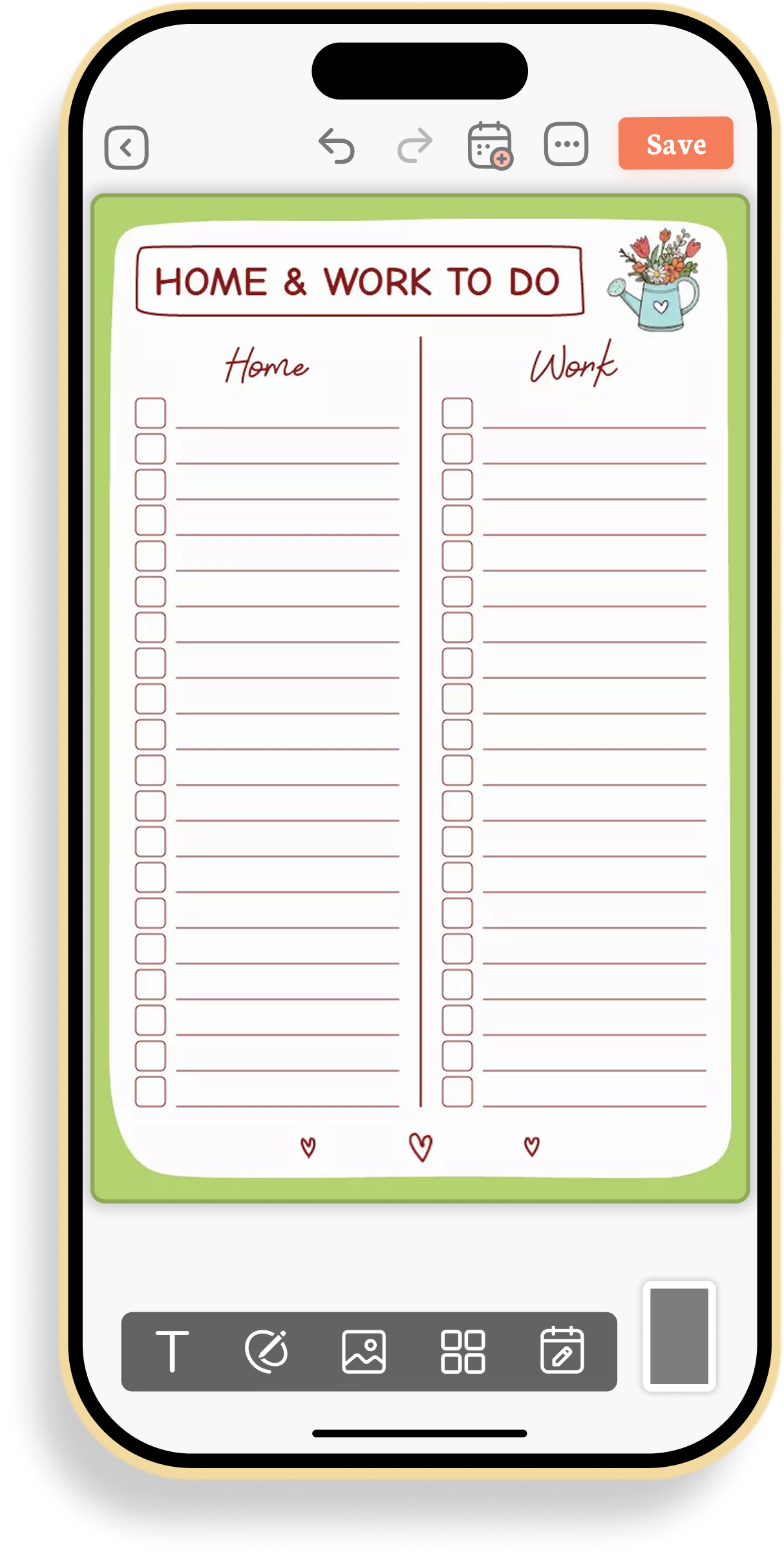 Daily Task Organizer To-Do List