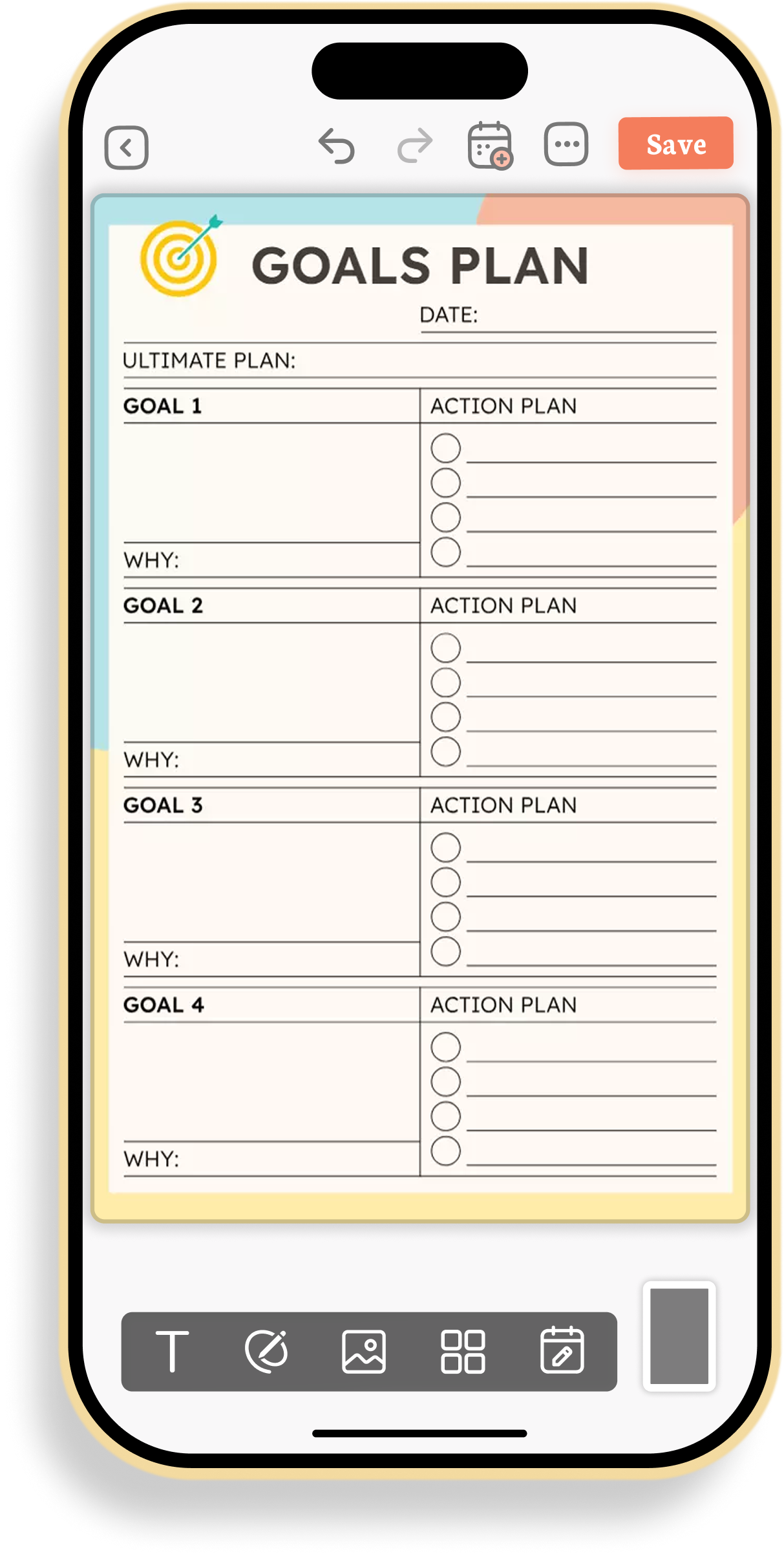 Goal Setting and Action Plan Tracker