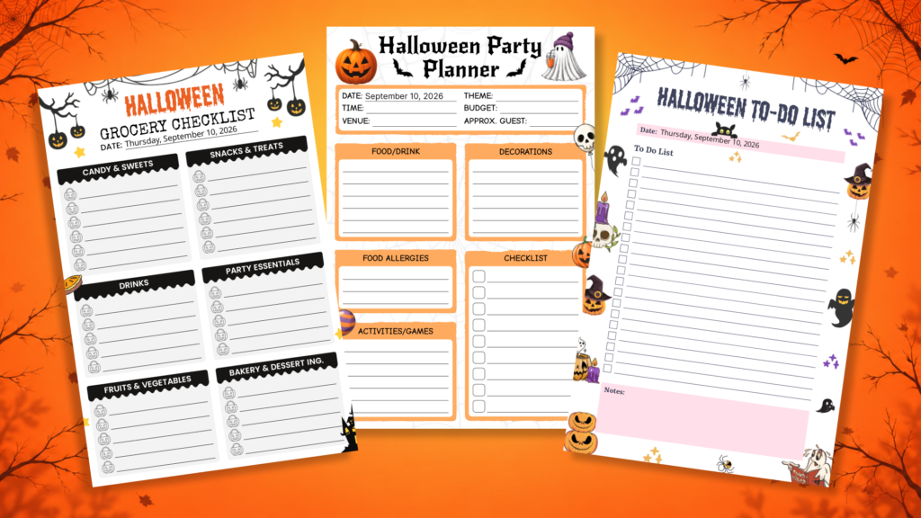 Halloween Planner
