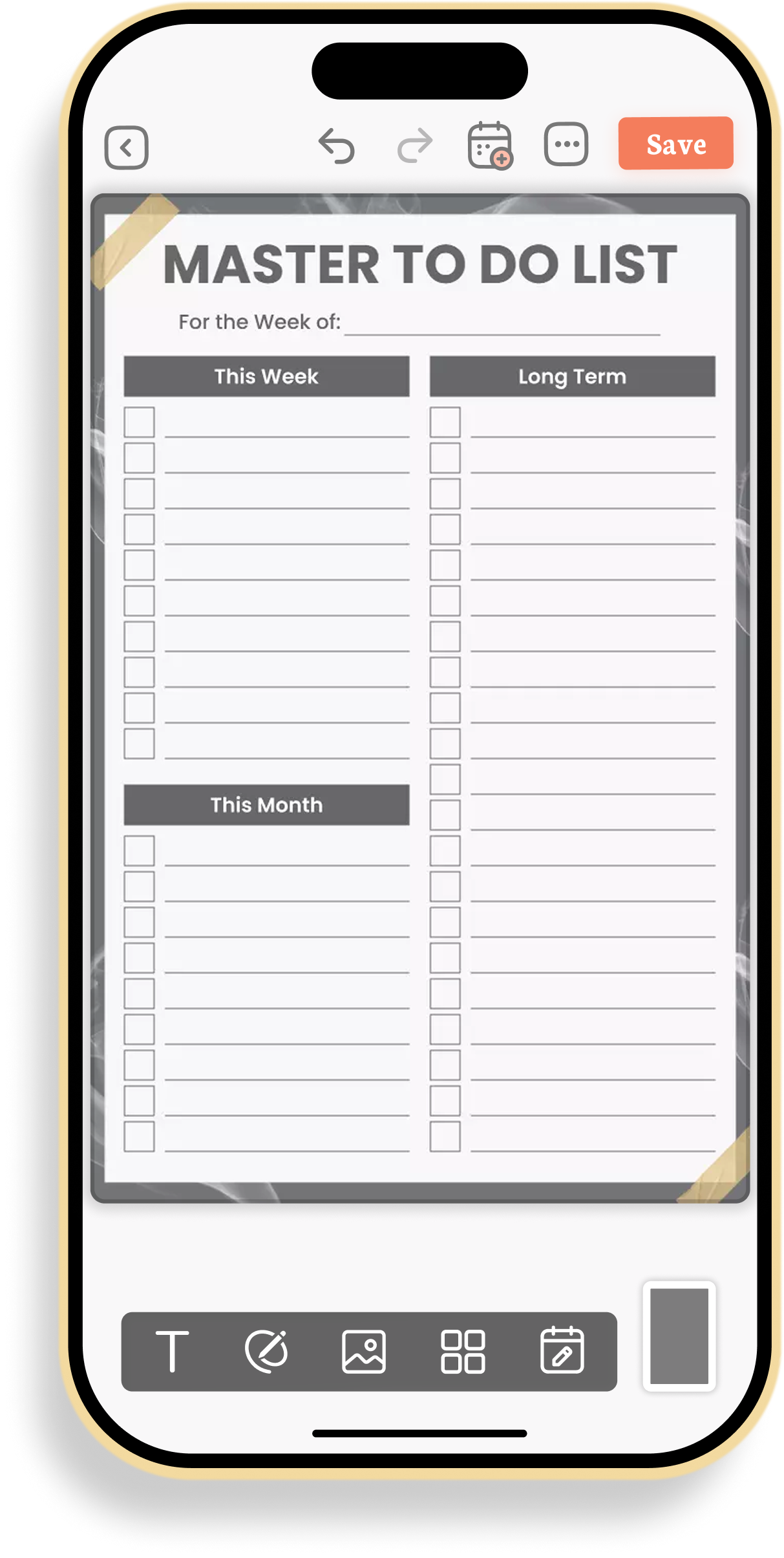 Master To-Do List Planner