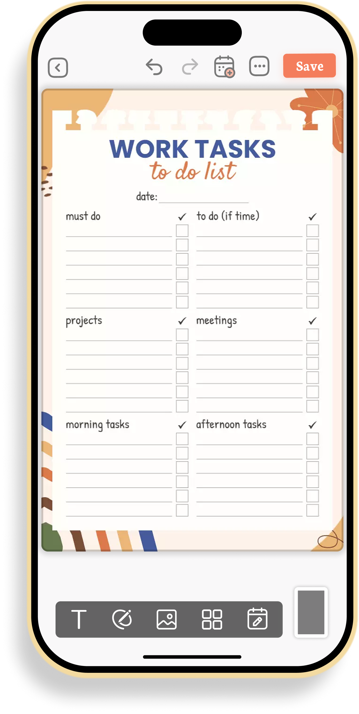 Prioritized Task Organization To-Do List