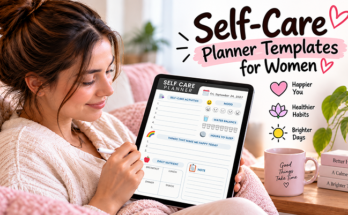 Self-Care Planner Templates for Women